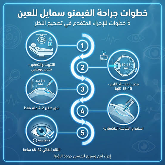 تعليمات ومدة التعافي بعد الفيمتو سمايل